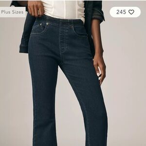 Pilcro Dark Blue Women's Straight Leg Jeans